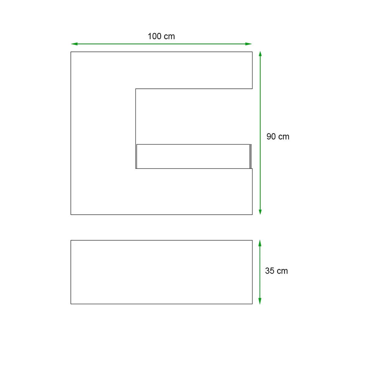 ScandiFlames Topeka Freistehender Bioethanol-Kamin, schwarzes Design, 2,4 kW, trennt zwei Räume, hochwertiges, modernes und elegantes Erscheinungsbild.
