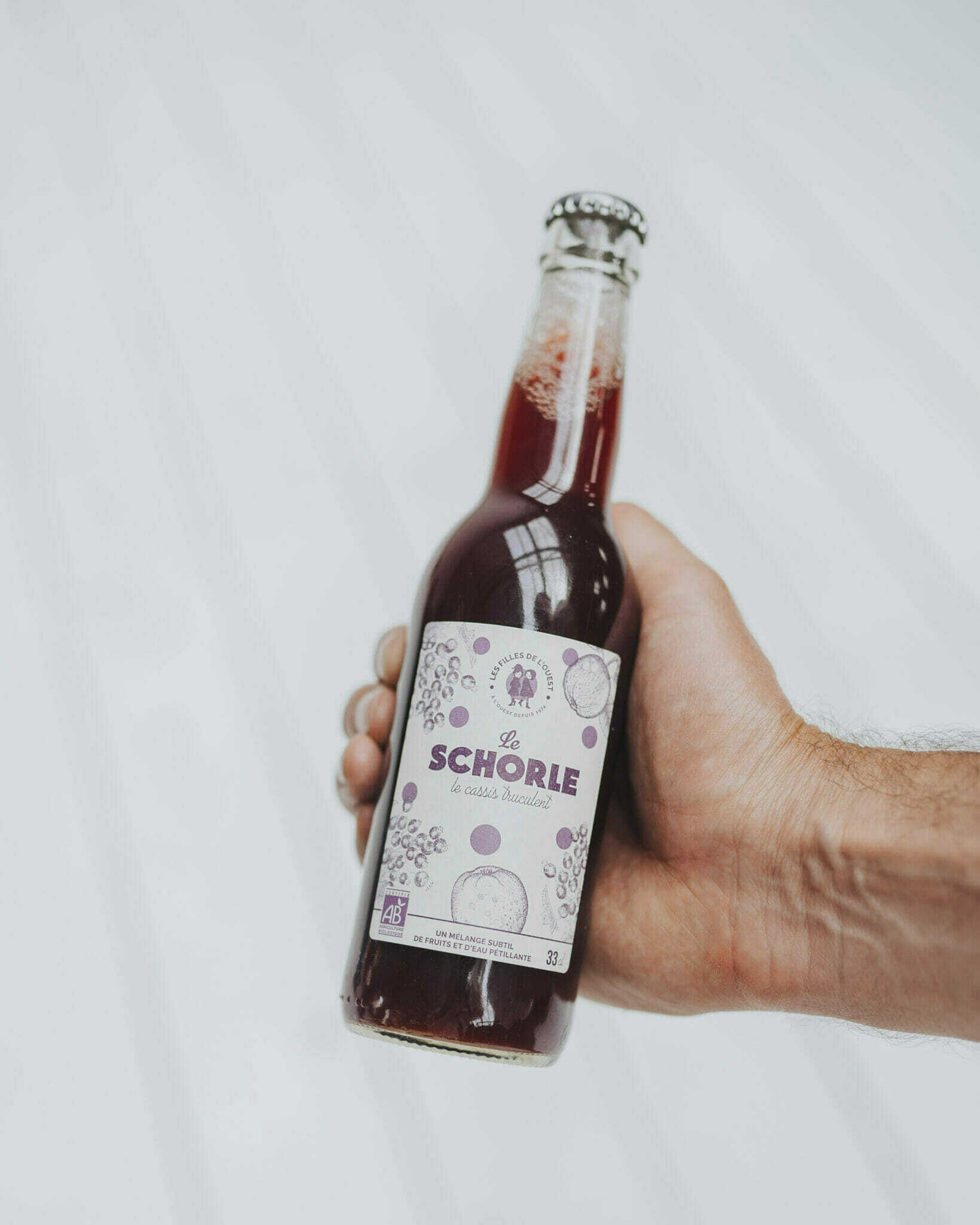 Les Filles de l'Ouest : Le Schorle Cassis Truculent - Gueule de joie 0° |  33 cl