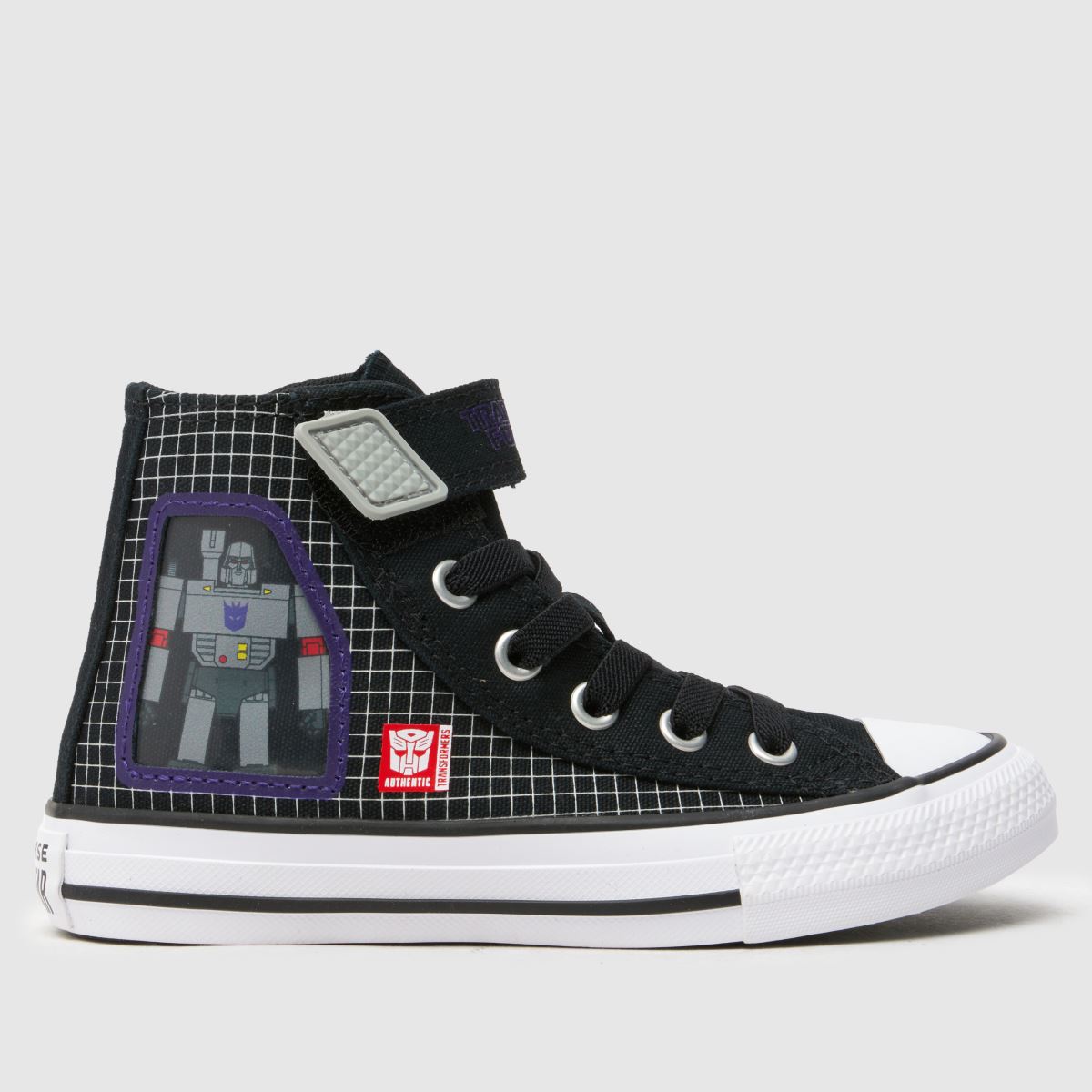 Converse svarta multifärgade all star hi 1v transformers pojkar junior träningsskor
