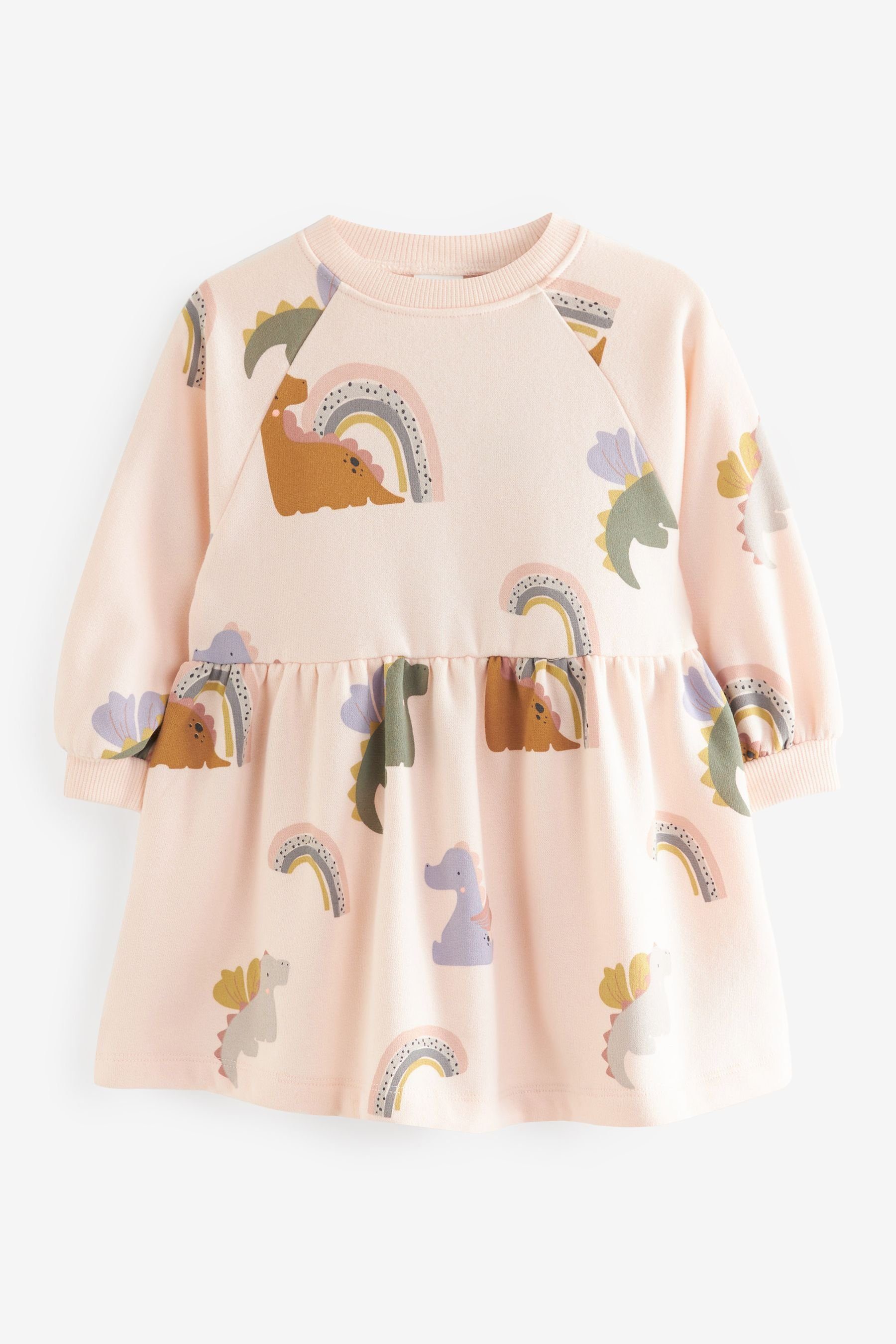Next Sweatkleid Sweatkleid mit Print (1-tlg)
