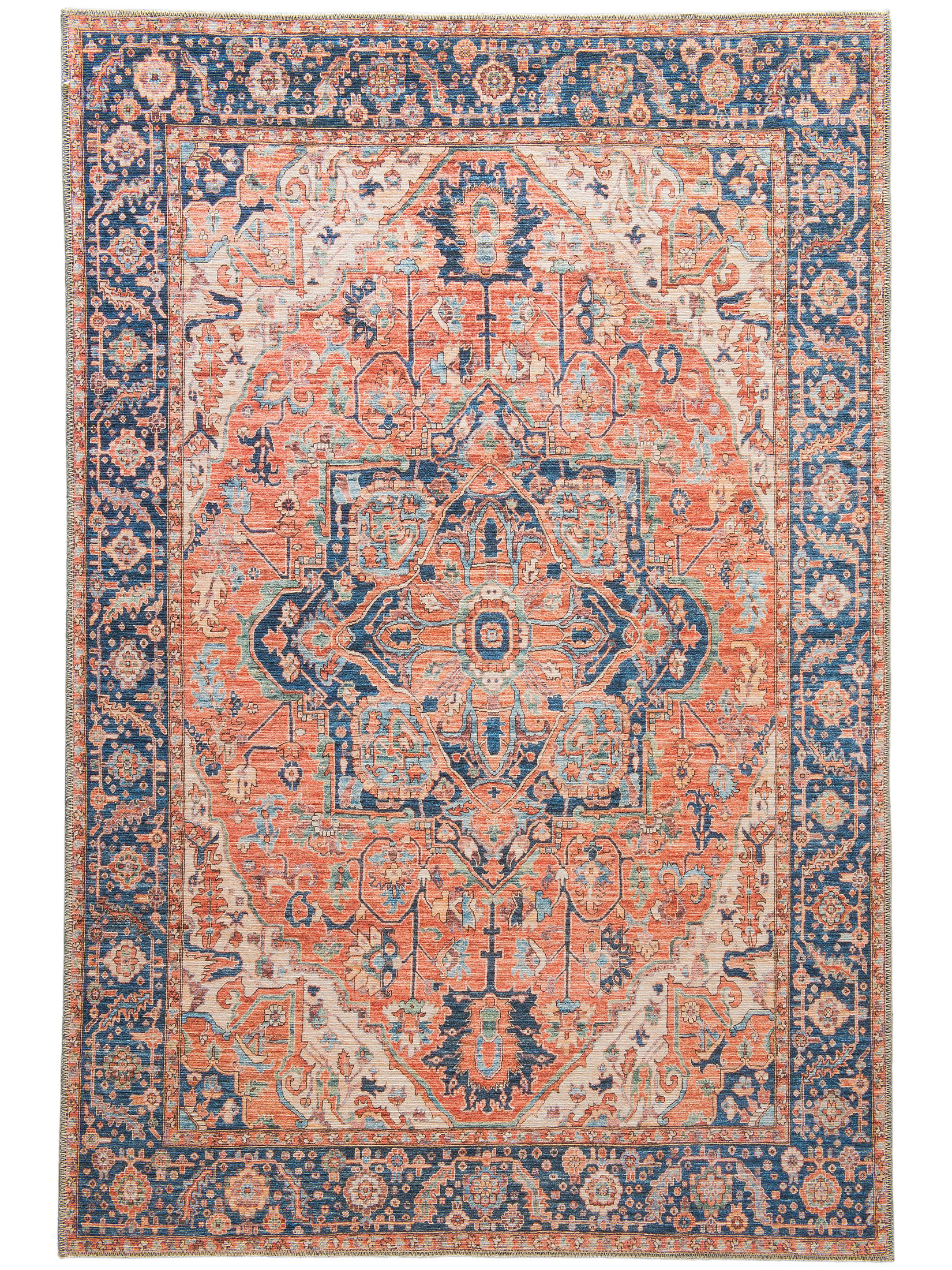 Gandava Vintage-Teppich, Multicolor