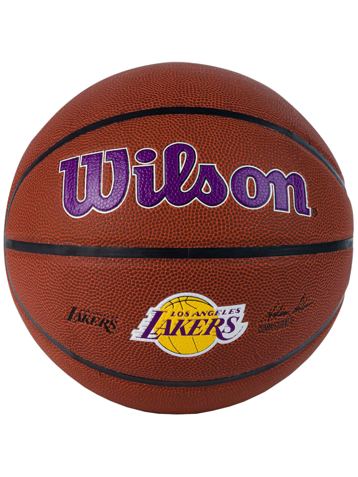 Wilson Wilson Team Alliance Los Angeles Lakers Ball in Braun günstig kaufen 7