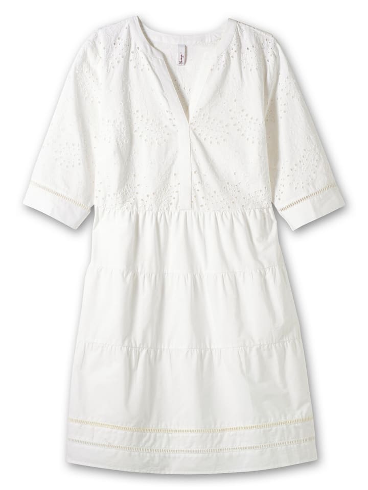 sheego Kurzes Kleid in weiß günstig kaufen 50