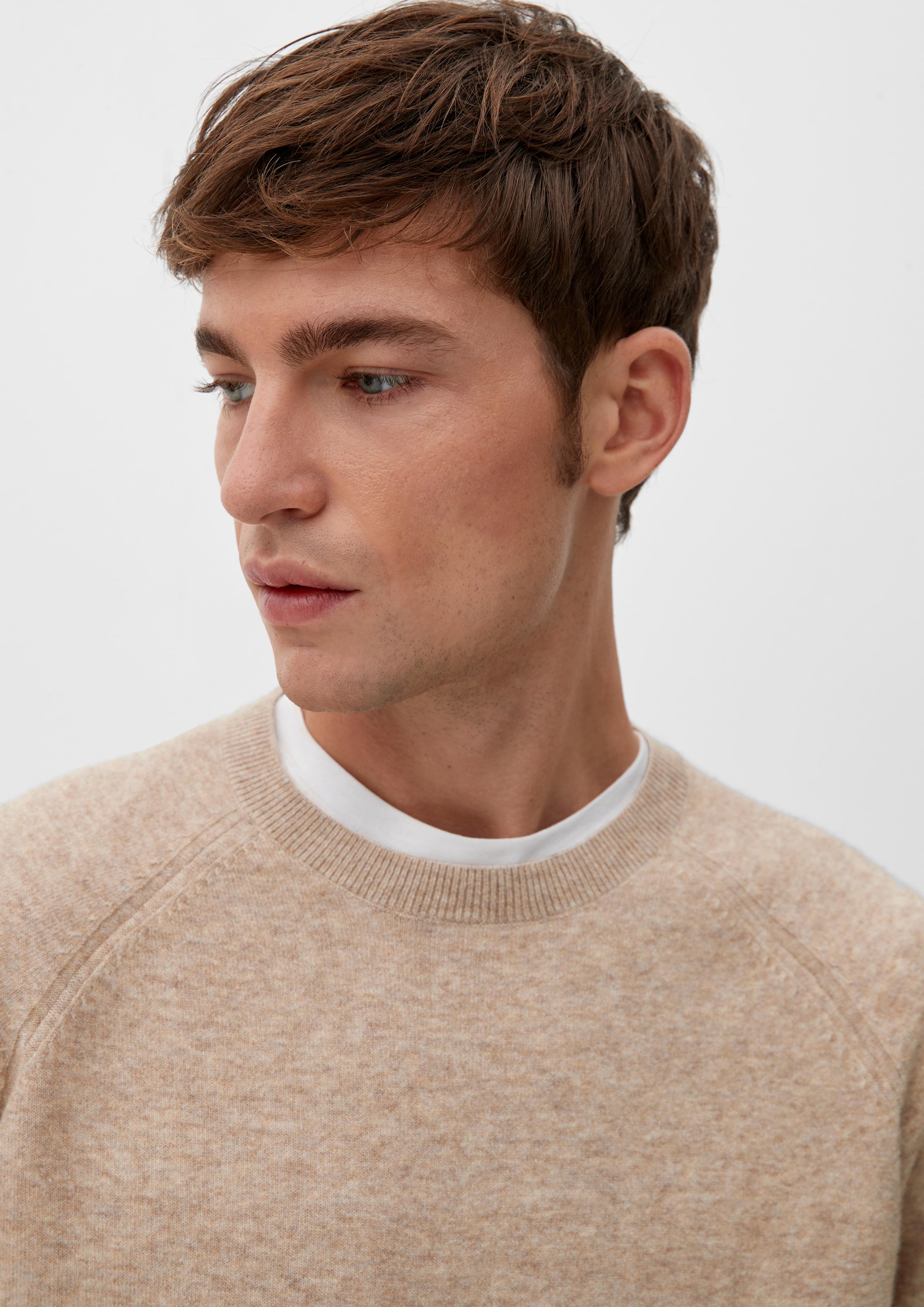 Feinstrick-Pullover aus Wollmix  2124531-82W0