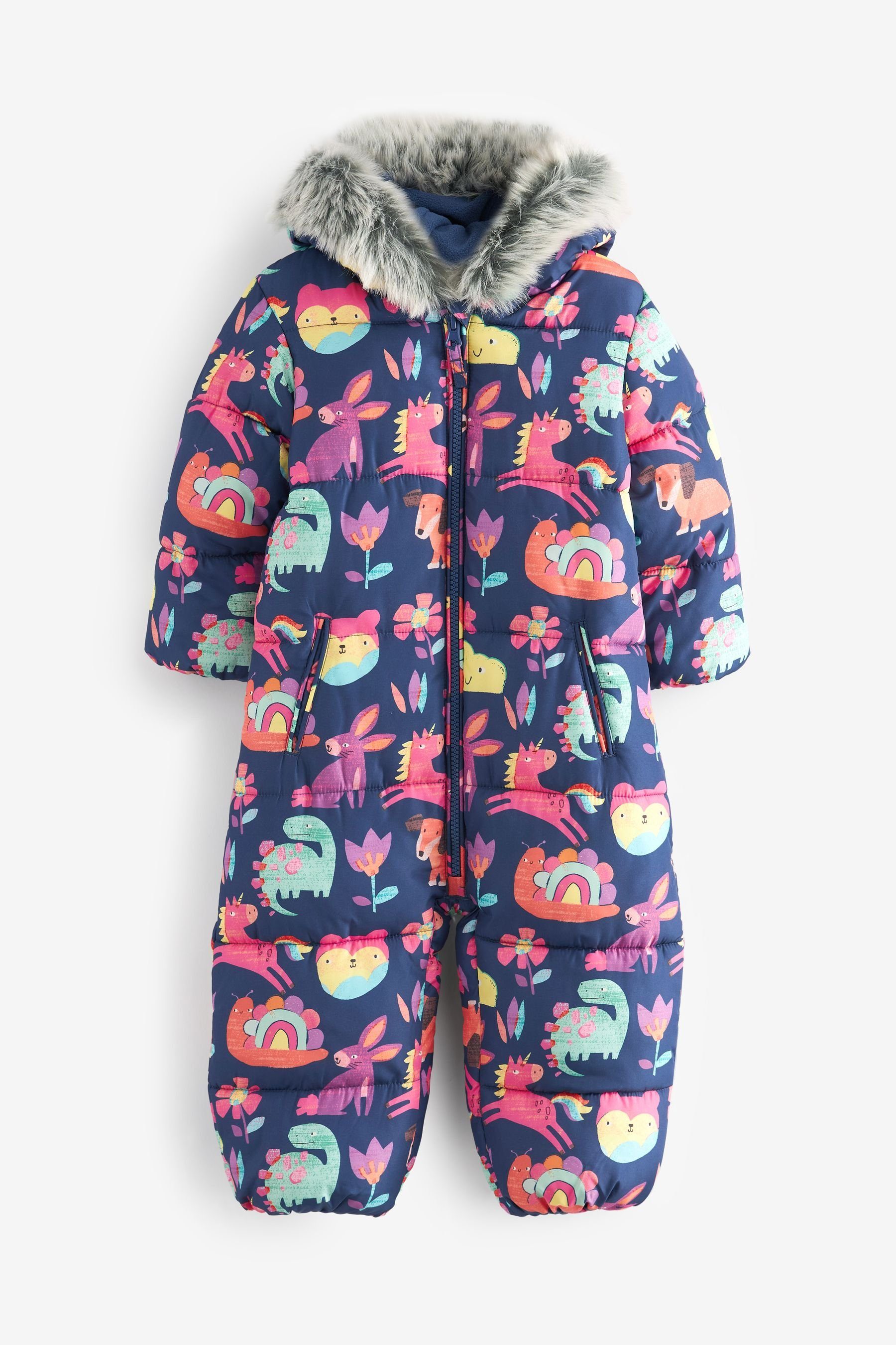 Next Schneeoverall Wasserabweisender Schneeanzug mit Figurenmotiv (1-tlg)