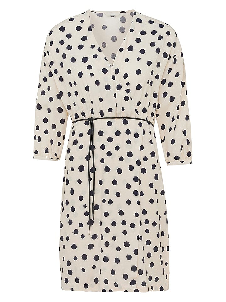 Mexx Kleid in Creme/ Schwarz günstig kaufen 44