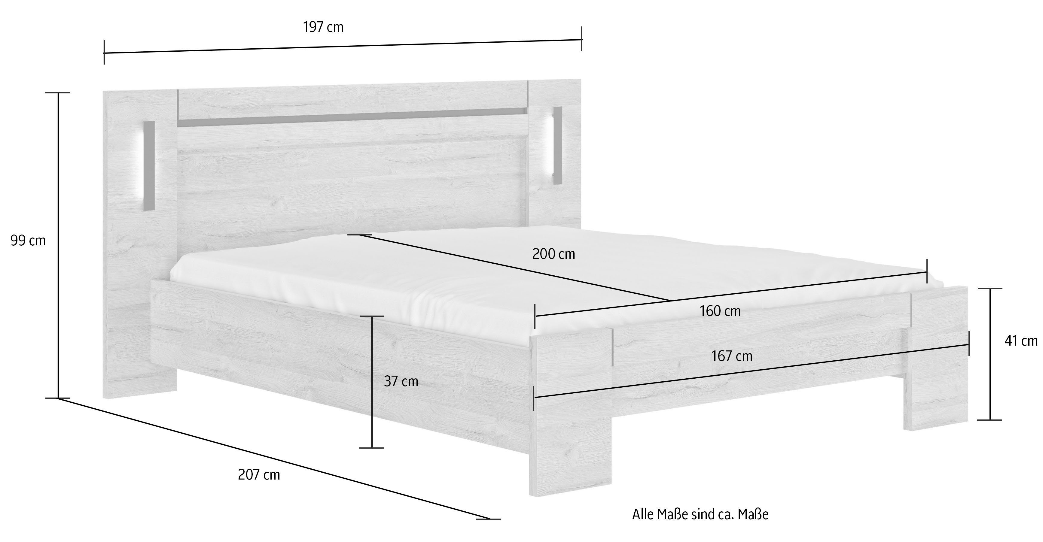 Gami Schlafzimmer-Set Sofia, (4-St)