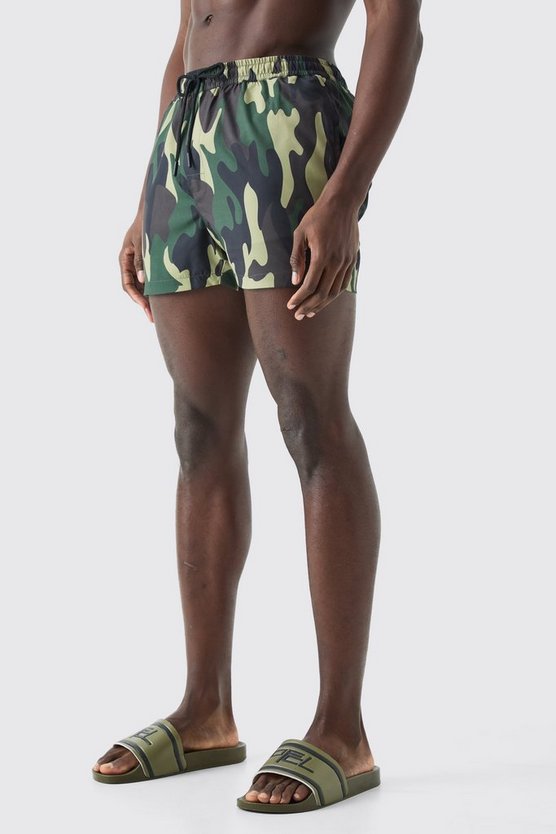 Kurze Camouflage Badehose