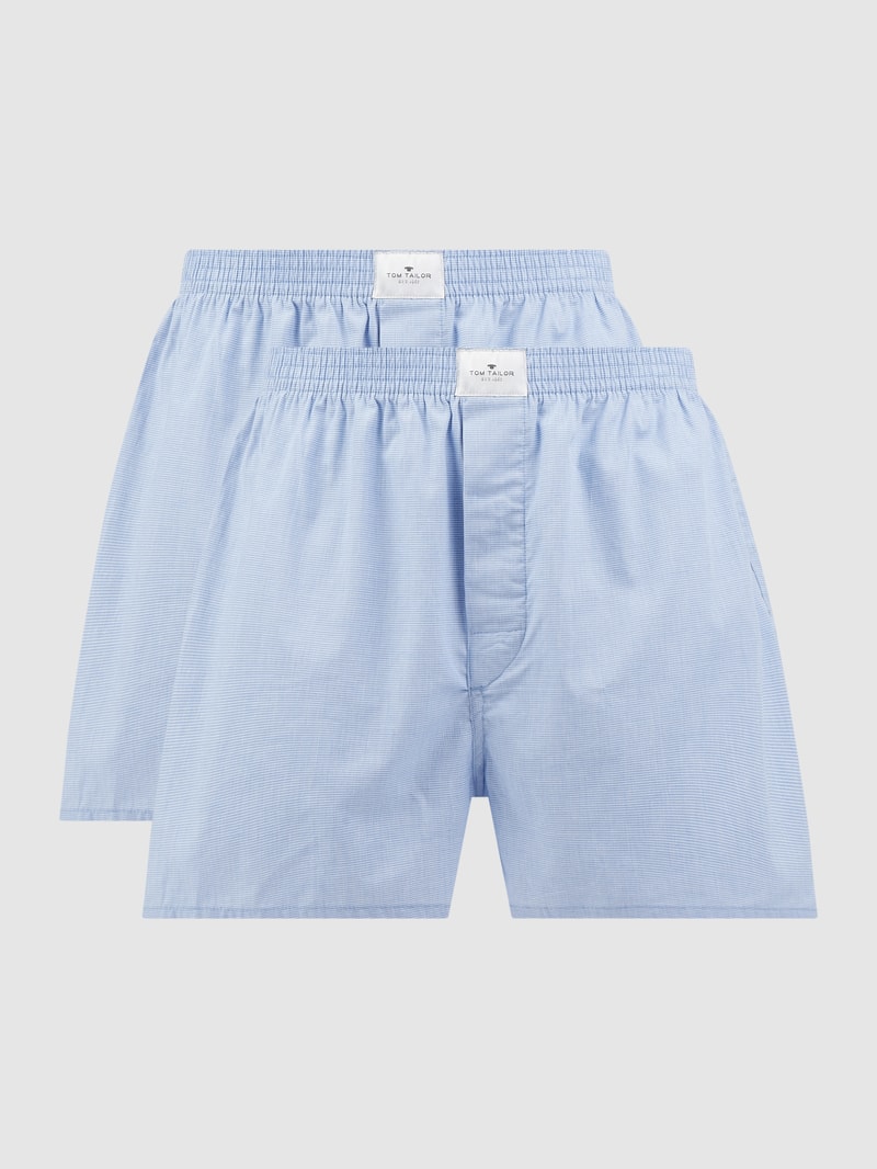 Boxershorts aus Baumwolle im 2er-Pack in hellblau