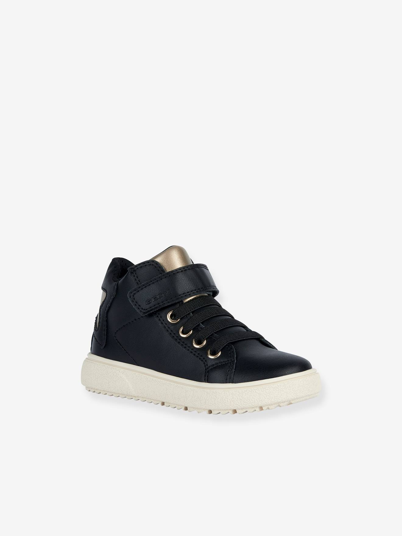 Geox Kinder High-Sneakers mit Schnürung & Klett J Theleven Girl GEOX - schwarz