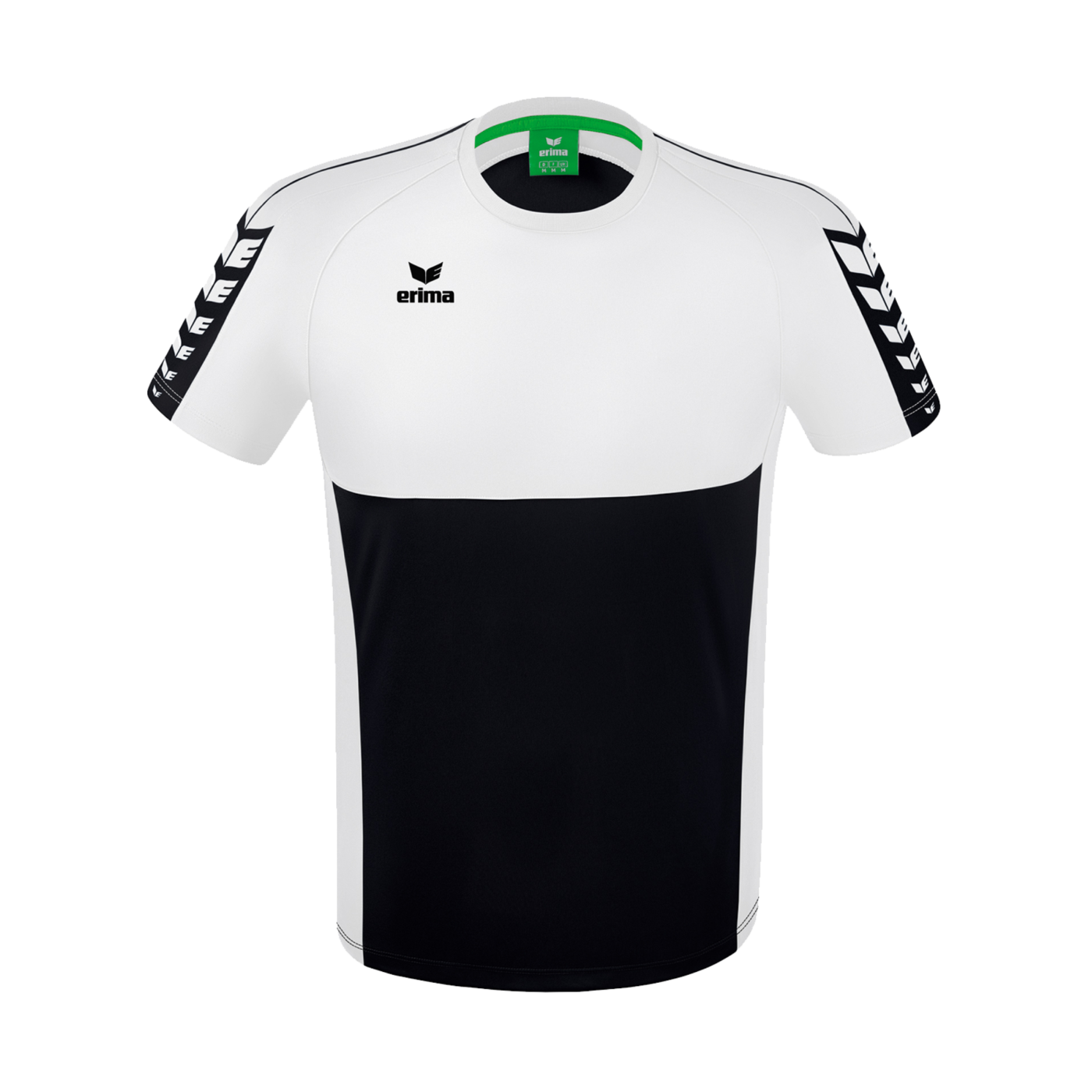 Erima Six Wings T-Shirt Kids Schwarz Weiss