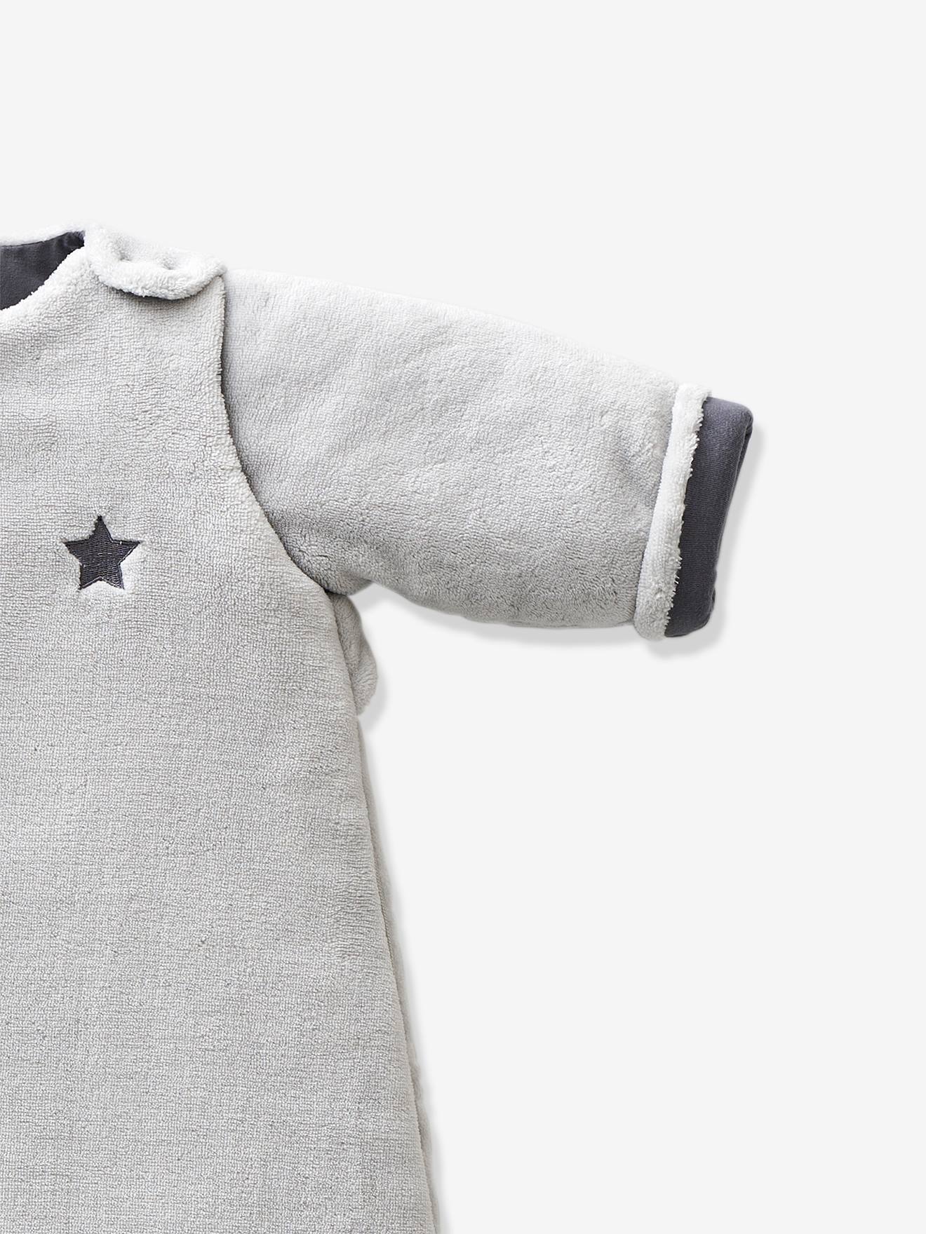 Vertbaudet Baby Winterschlafsack ALASKA, Ärmel abnehmbar Oeko-Tex - marine