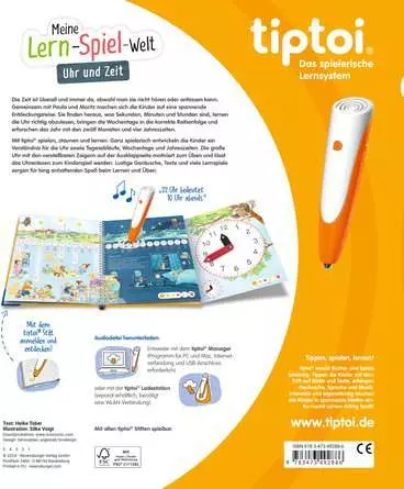 tiptoi® Meine Lern-Spiel-Welt: Uhr und Zeit