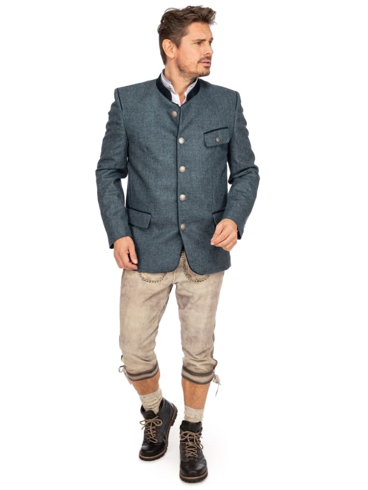 Gipfelstürmer Jacke 422001-4197 in mittelblau günstig kaufen
