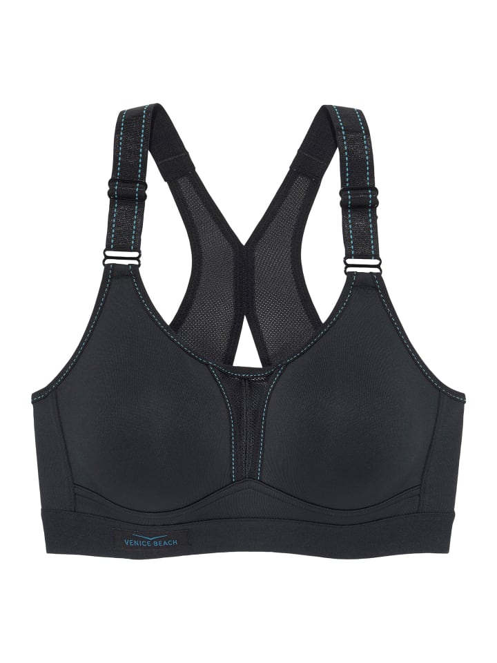 Venice Beach Sport-BH in schwarz günstig kaufen