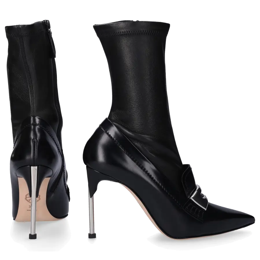 Alexander McQueen - Stiefeletten WATSON Kalbsleder - schwarz