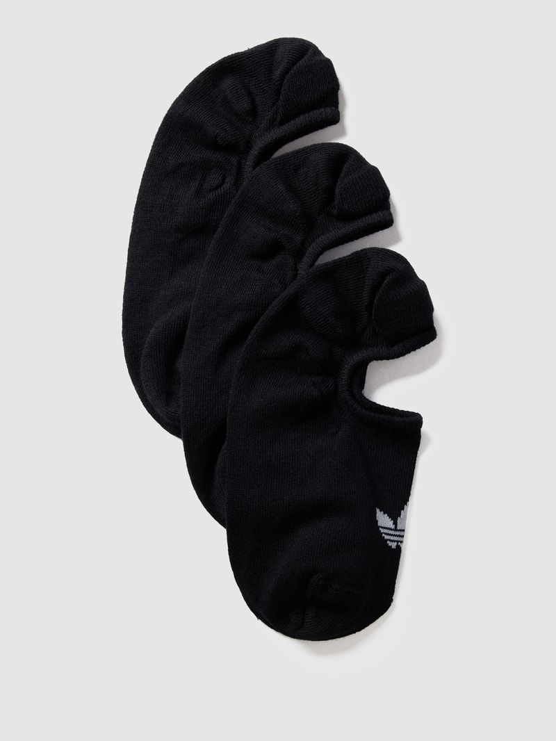 Low Cut Sneakersocken aus elastischem Baumwoll-Mix in schwarz
