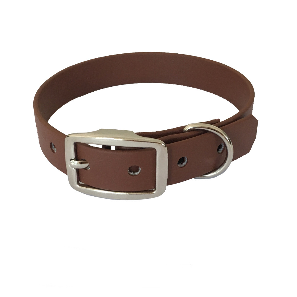 bio-leine Hundehalsbänder bio-leine 21-30cm HU Biothane Halsband kastanie braun 52 cm, 62 cm