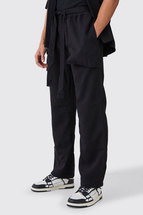 Lockere Hose mit elastischem Bund