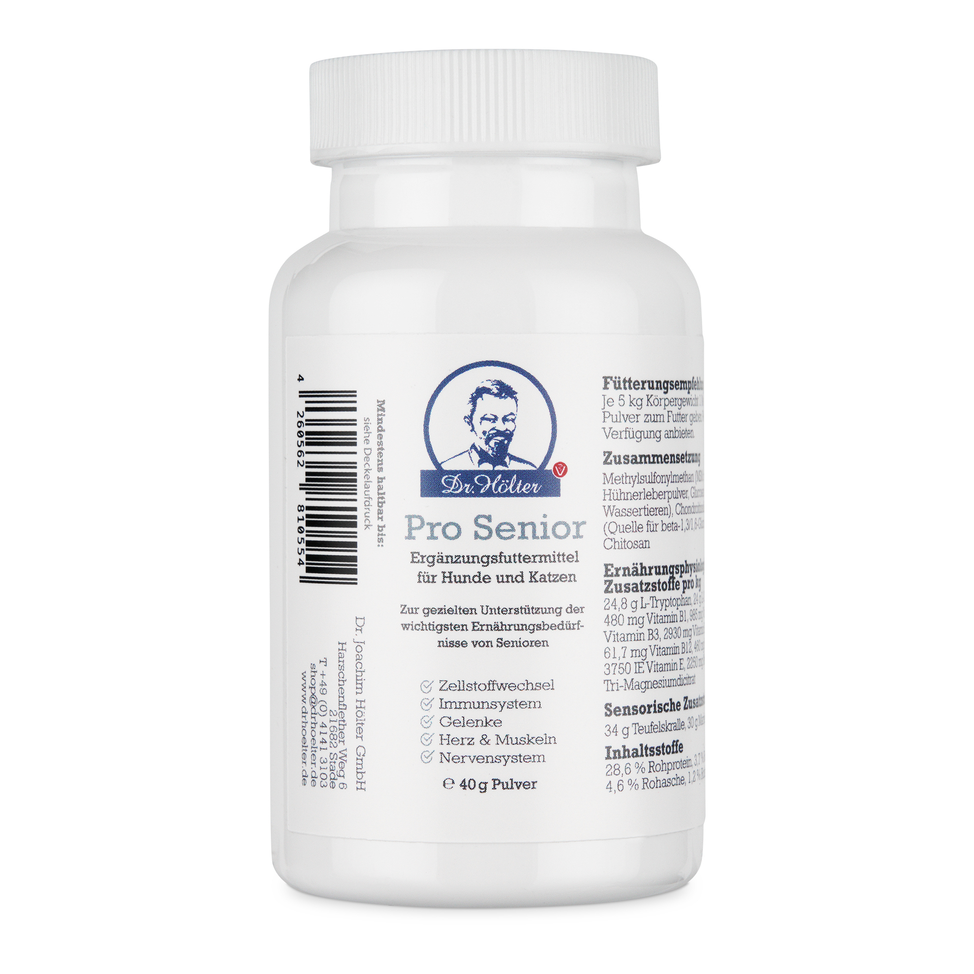 Dr. Hölter Ergänzungsfutter & Aufzucht Dr. Hölter Pro Senior Pulver 40 g
