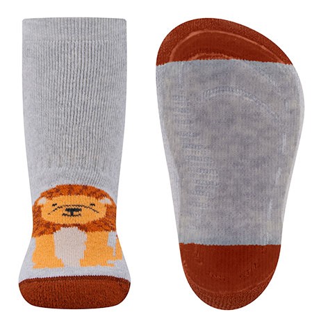 Ewers ~ Stoppersocke SoftStep ~ Löwe grau