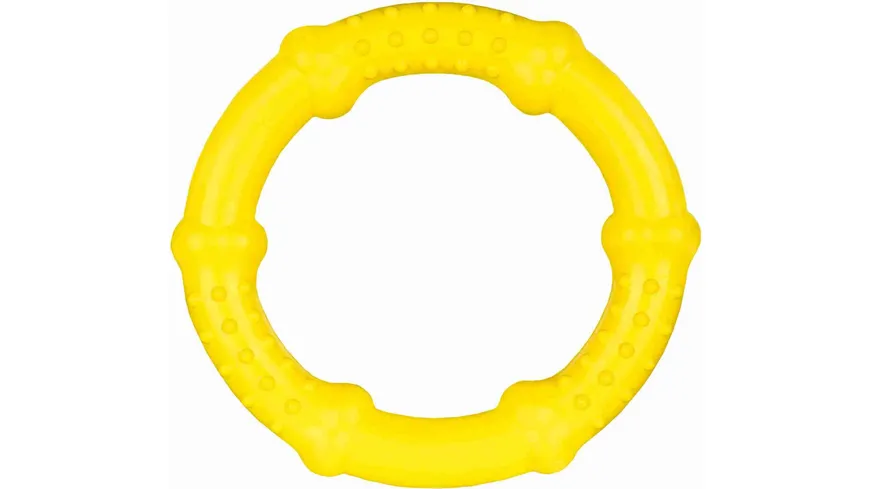 Trixie Naturgummi Ring schwimmfähig ø 16 cm Hunde Spielzeug
