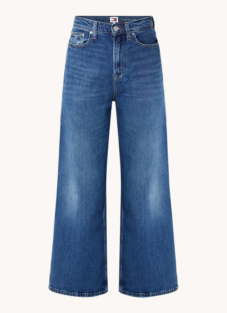 Tommy Hilfiger Claire high waist wide leg jeans with side pockets