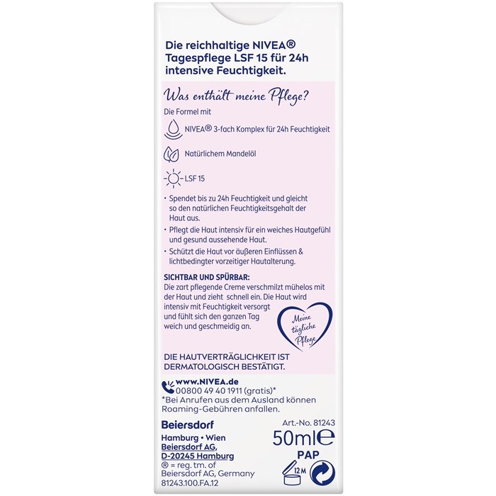 Reichhaltige Tagescreme LSF 15
