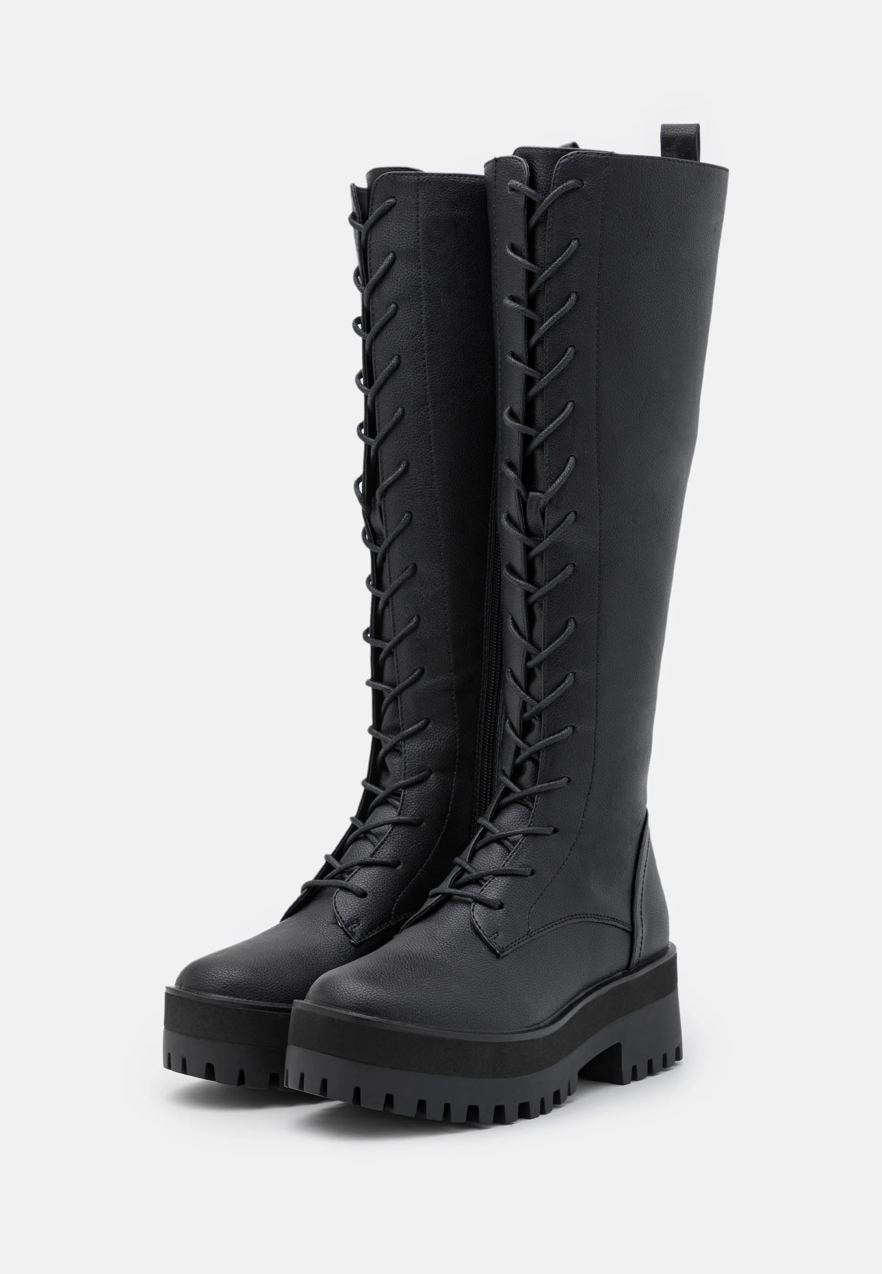Botas con cordones de corte ancho Even&Odd