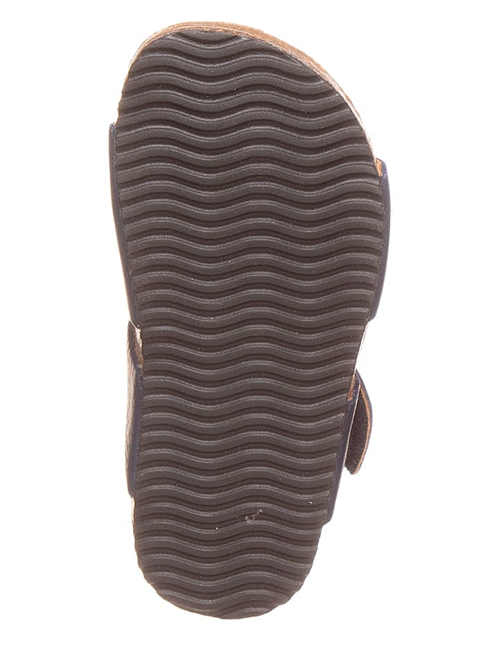 KAVAT Leder-Sandalen in Blau günstig kaufen 25