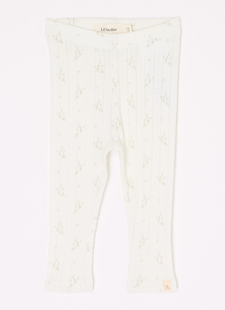 Colanți Chello din amestec de bumbac organic NBFR Lil' Atelier