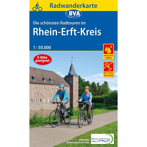 KARTE DIE SCHÖNSTEN RADTOUREN IM RHEIN-ERFT-KREIS - Fahrradkarte