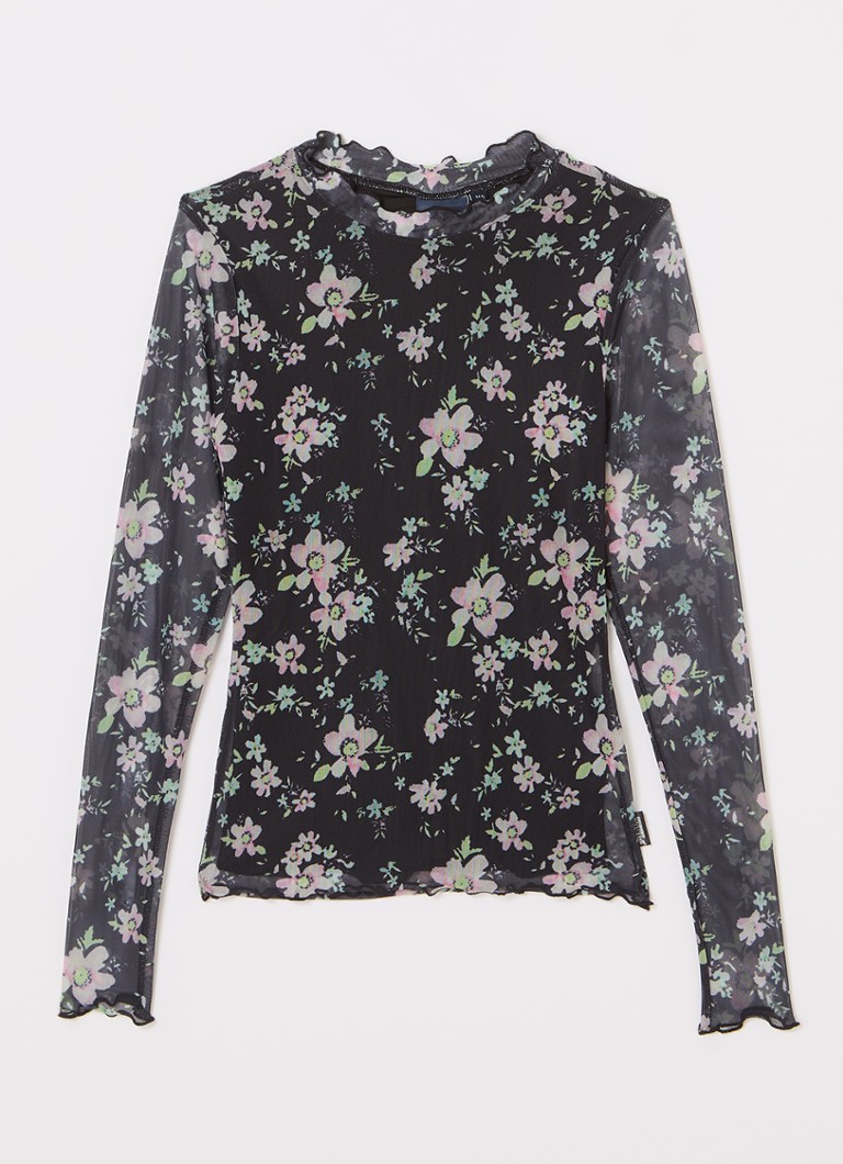 Retour Jeans Rose poluprozirni top s cvjetnim printom