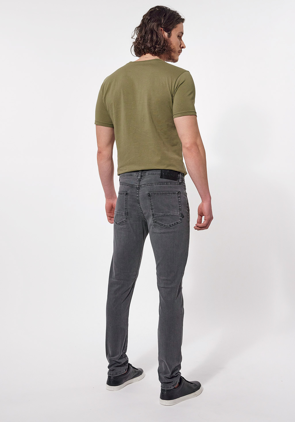 DADAA  Jean skinny Homme gris, effet délavé