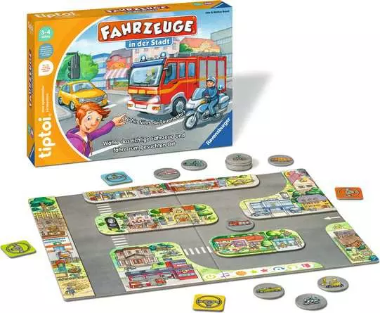 tiptoi® Fahrzeuge in der Stadt - Lernspiel ab 3 Jahren