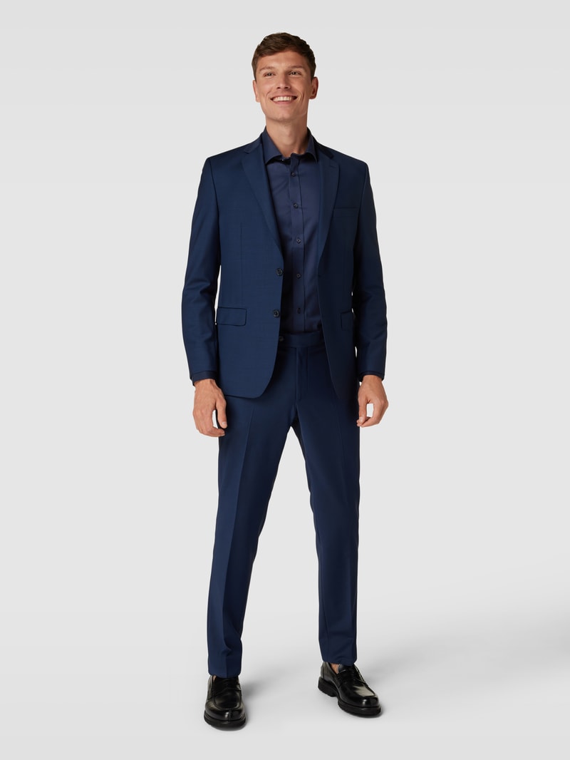 Business-Hemd mit Kentkragen Modell 'trostol' in blau