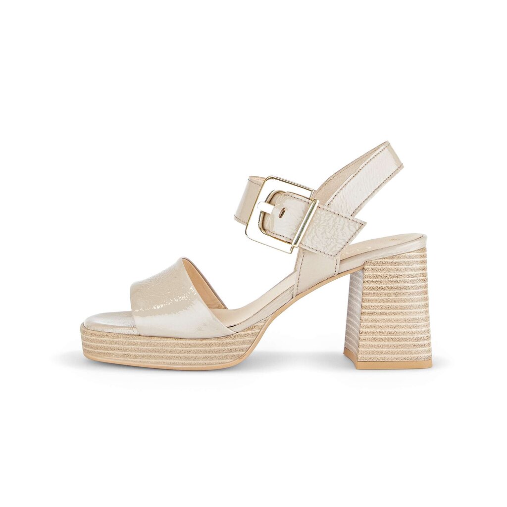 Gabor fashion Plateau Sandale beige