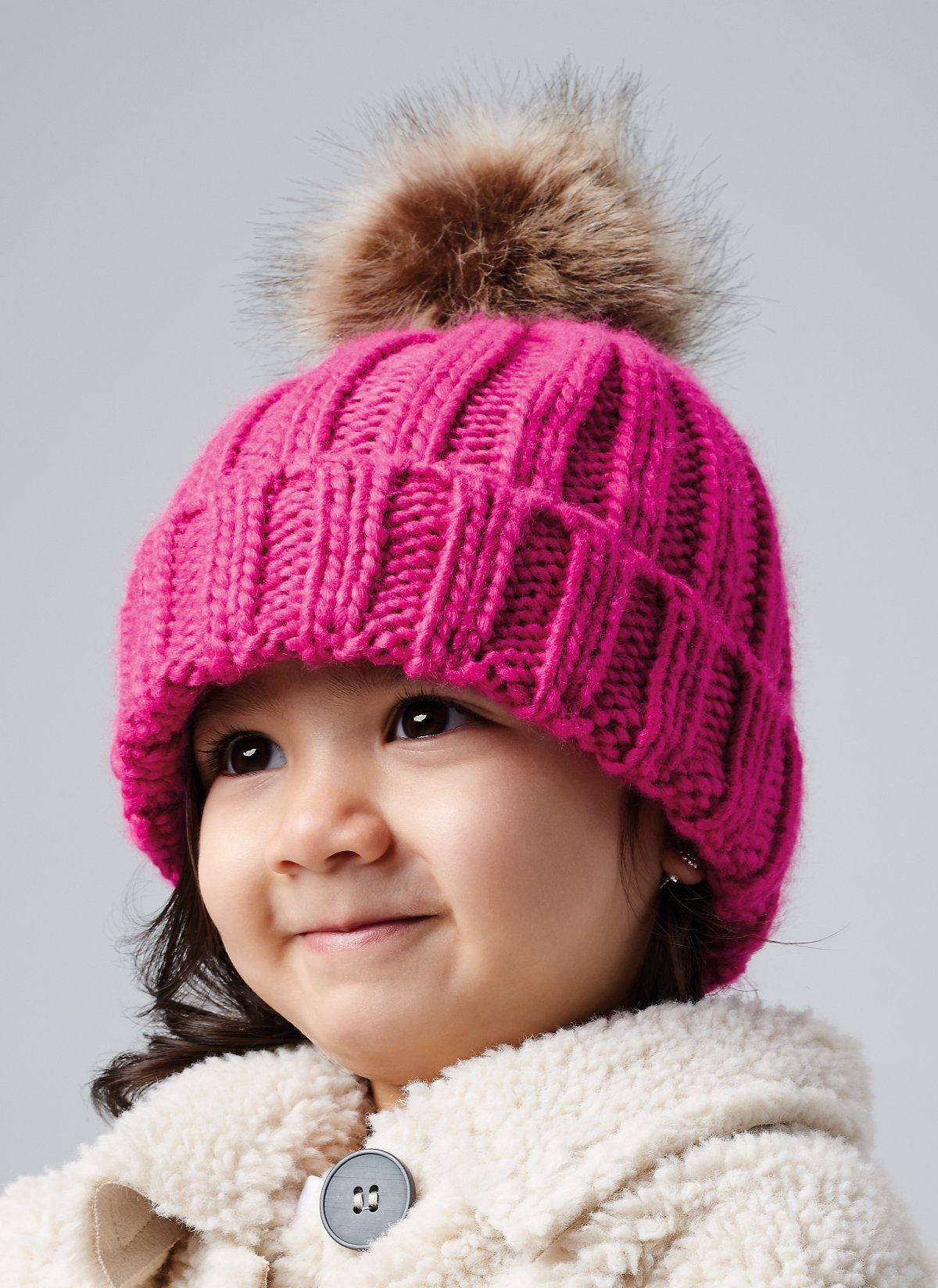 Beechfield® Bommelmütze Strickmütze / Wintermütze mit Bommel für Erwachsene und Kinder verschiedene Größen für Kinder, Jugendliche und Erwachsene