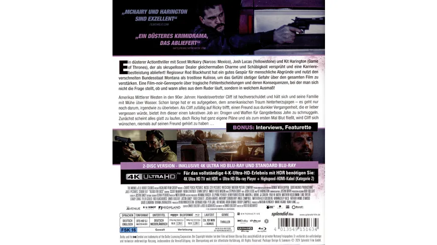 Blood for Dust  (4K Ultra HD) (+ Blu-ray)