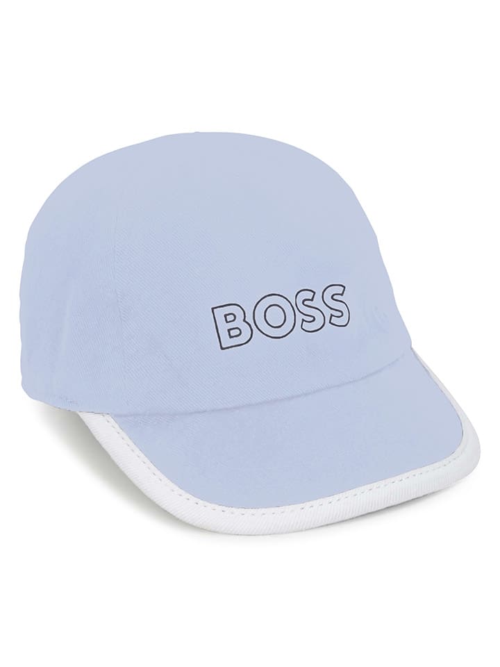 Hugo Boss Kids Cap in Hellblau/ Weiß günstig kaufen