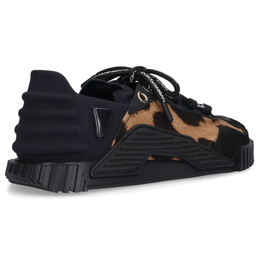 Dolce & Gabbana - Sneaker low NS1 Veloursleder - schwarz