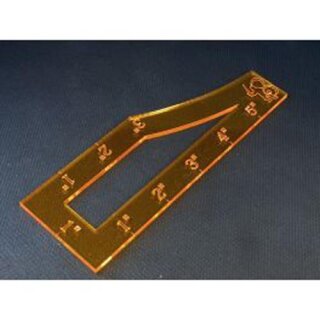 Asu 40K Template Yellow (für Warhammer geeignet)