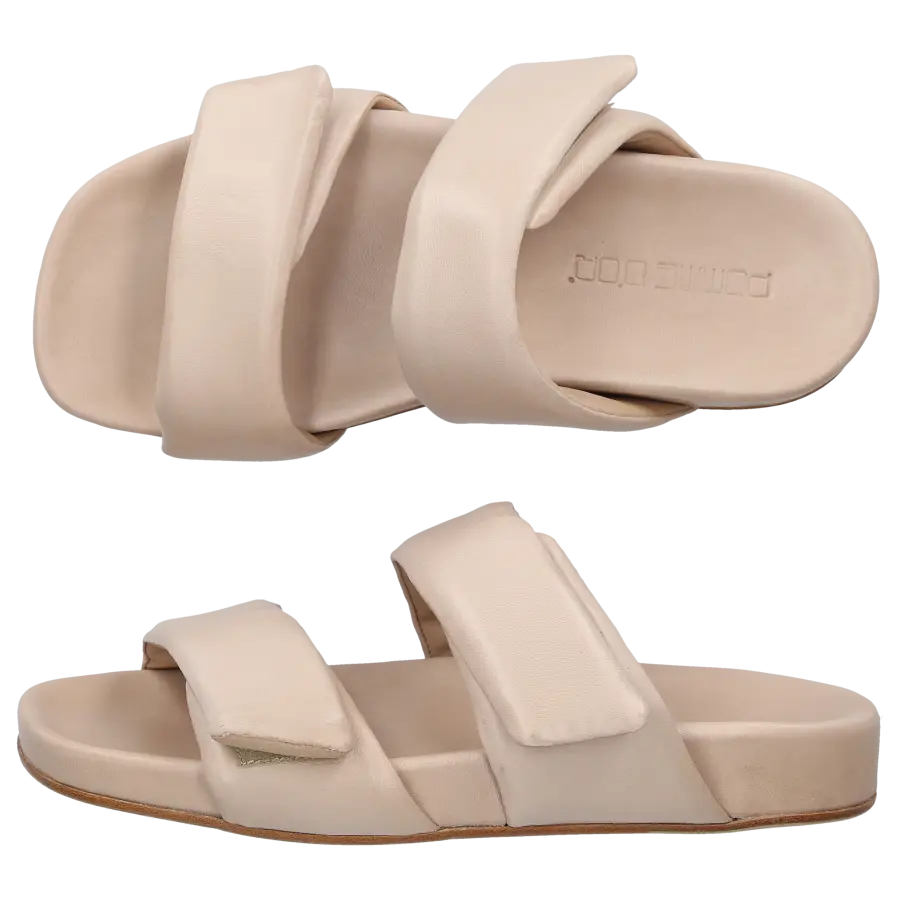 Pomme D`OR - Pantoletten 0712A Nappaleder - beige
