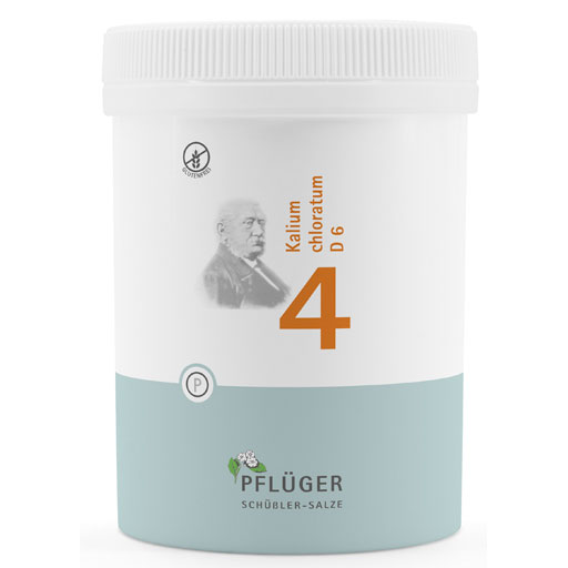 BIOCHEMIE Pflüger 4 Kalium chloratum D 6 Tabletten  1000 St  Tabletten