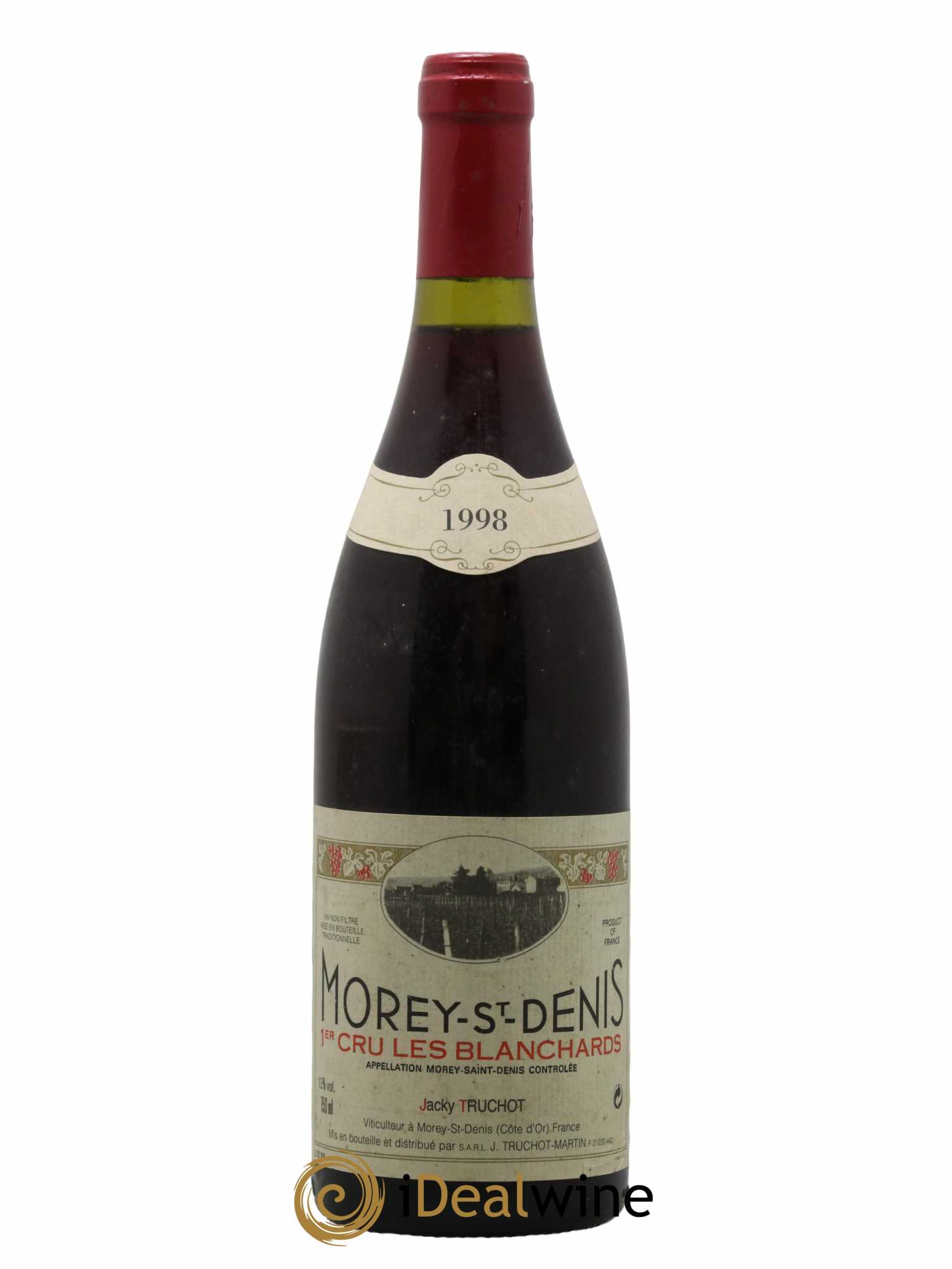 Morey Saint-Denis 1er Cru Les Blanchards Jacky Truchot  1998 - Lot de 1 Bouteille