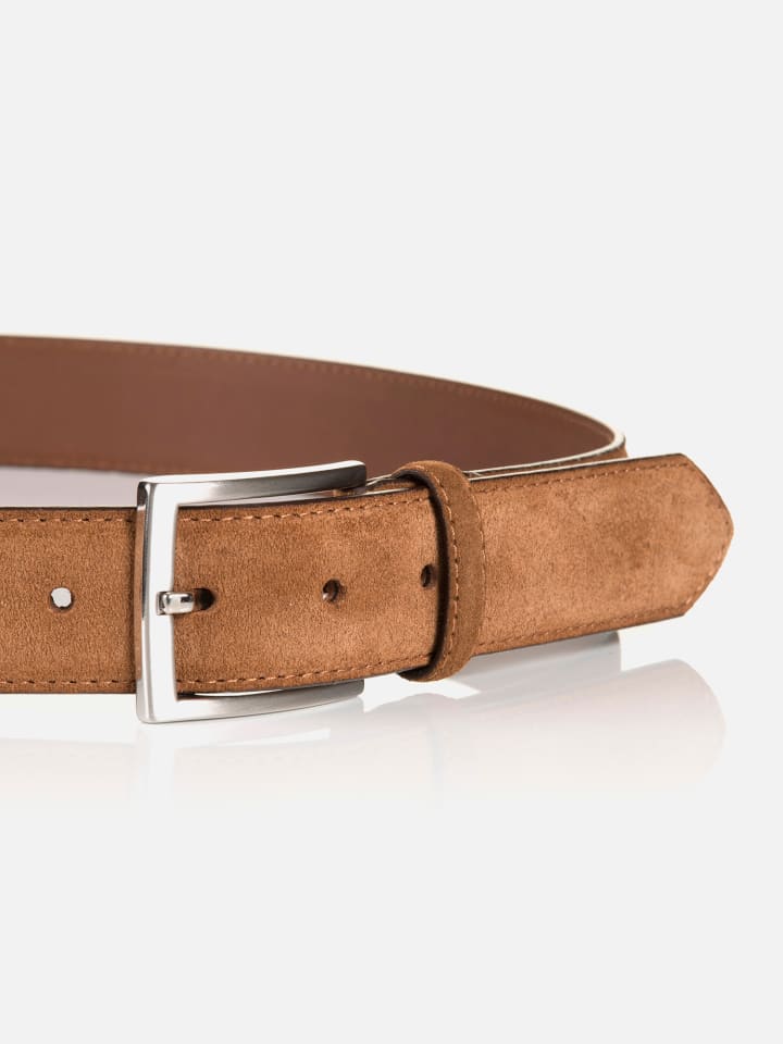 Monti Ledergürtel MONTREAL in cognac uni günstig kaufen
