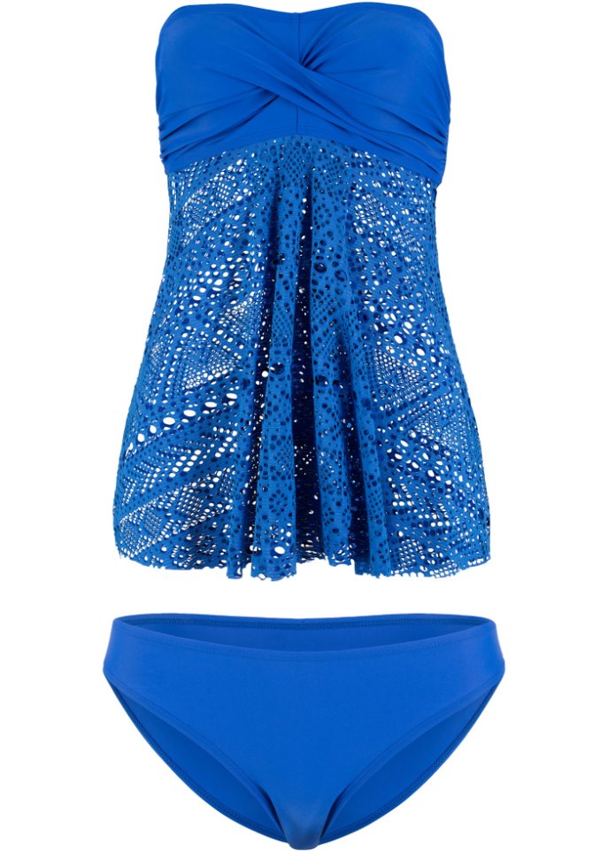 Long Bandeau Tankini (2-tlg. Set)