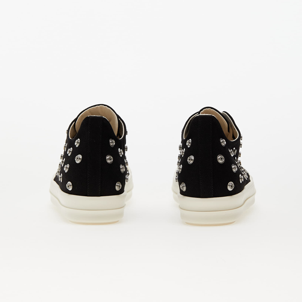 Rick Owens Denim Shoes Low Sneaks Milk DU02C5802 DOES2 911 / schwarz