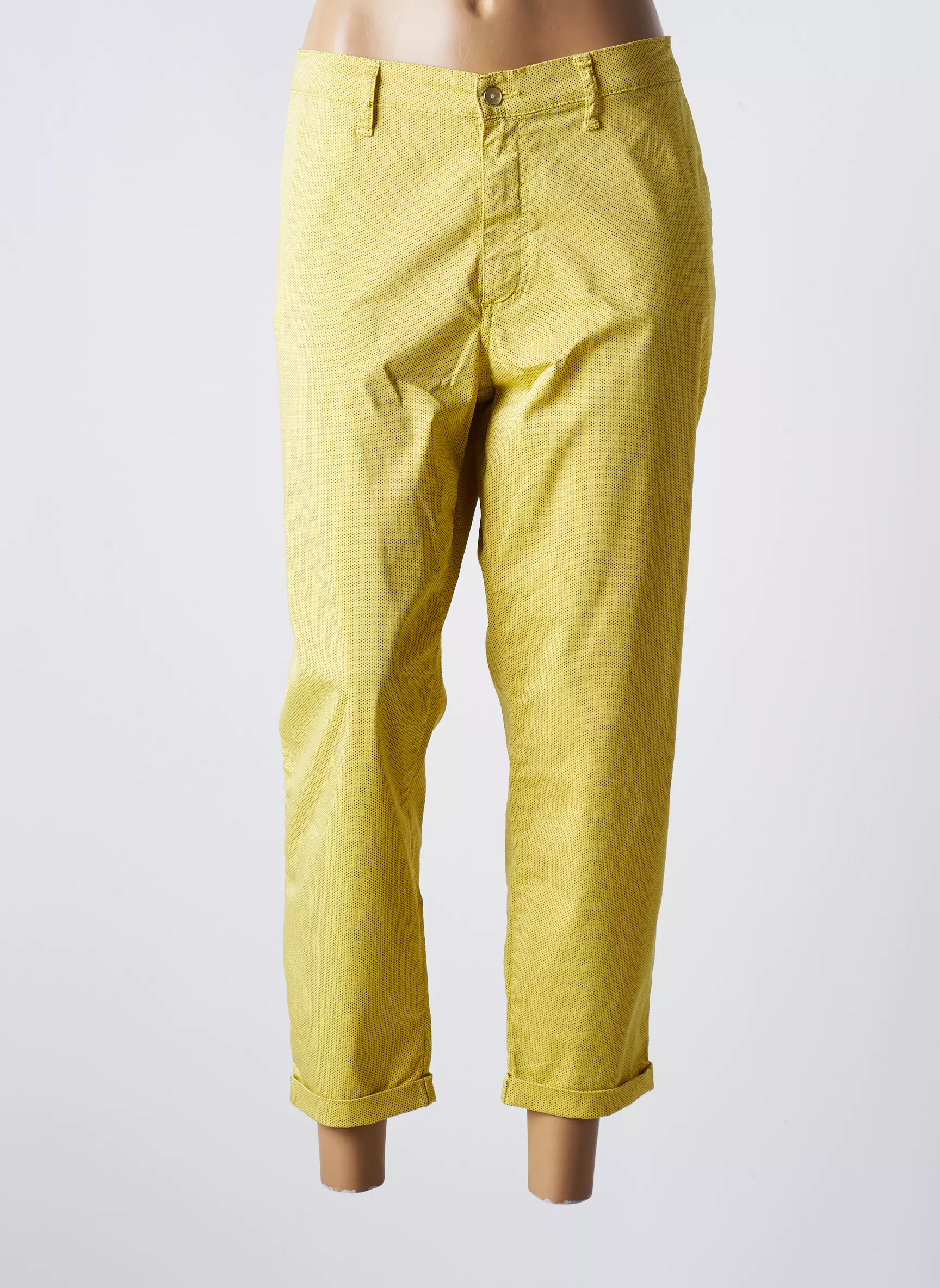 Lcdn Pantacourts Femme couleur jaune