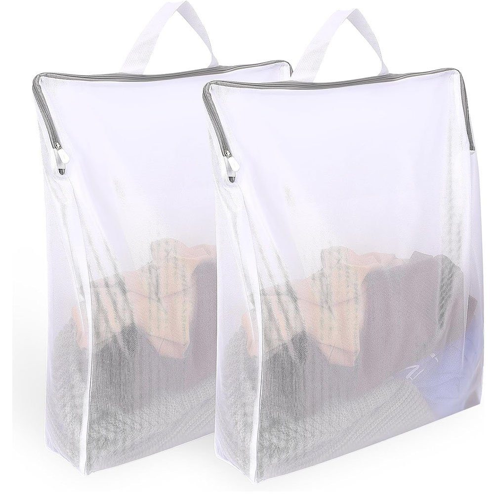 Sarfly Wäschesäckchen Wäschenetz für Waschmaschine,Mesh Wäschesack,(2-St)